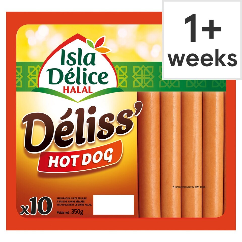 Isla Delice Hot Dogs 350g