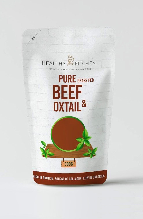Healthy Kitchen Pure Grass Fed Beef & Oxtail Broth 300g