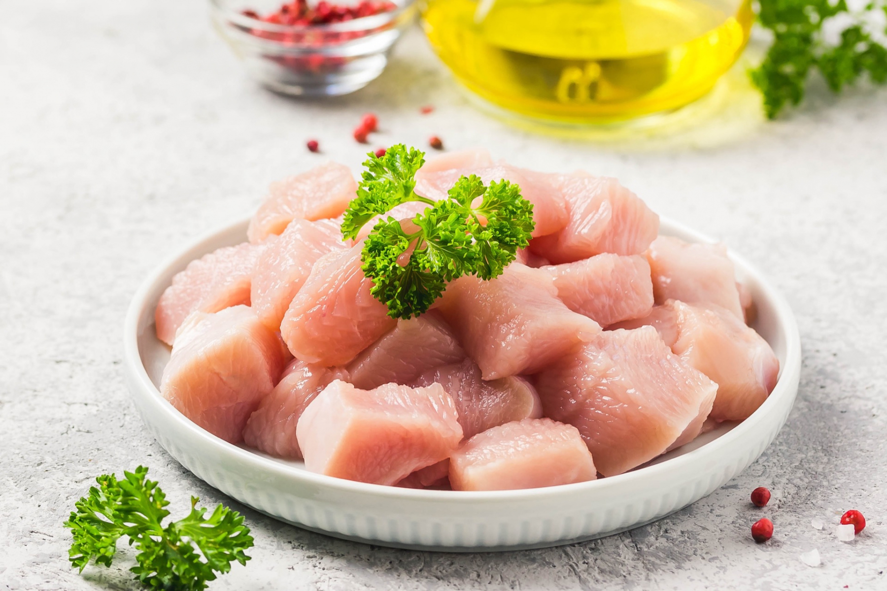 Chicken Breast Diced (500g)